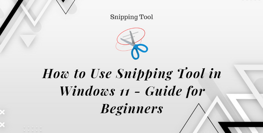 How to Use Snipping Tool in Windows 11 - Guide for Beginners