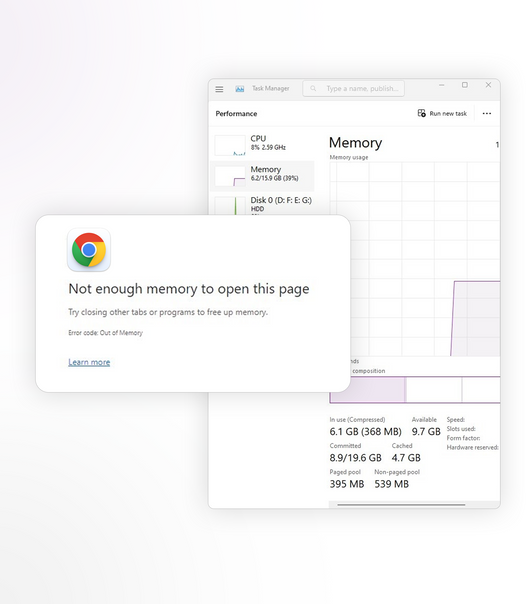 How to Fix "Not Enough Memory to Open This Page" Error in Google Chrome