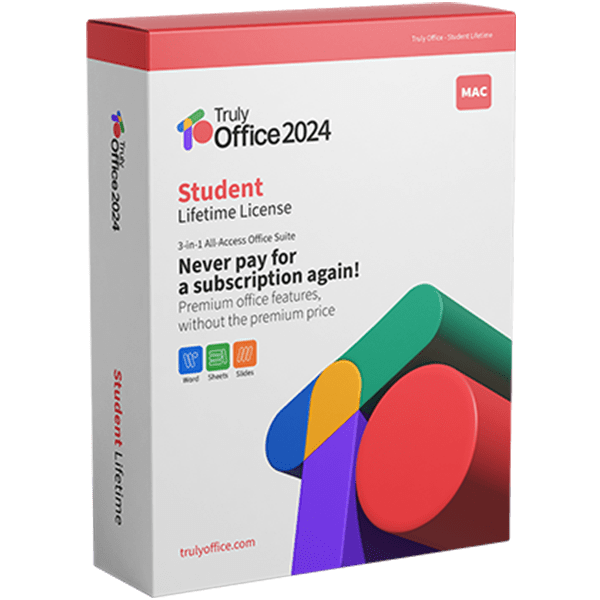 Truly Office 2024 Student Lifetime License for Mac