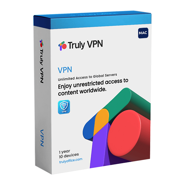 Truly VPN 1 Yr 10 Devices for Mac